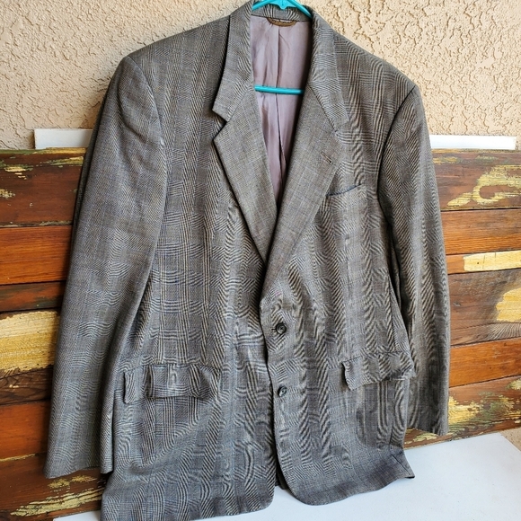 NORDSTROM GRAY COAT JACKET BLAZER SZ 43L - Picture 2 of 9